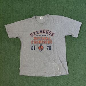 VINTAGE 2003 Syracuse NCAA National Champions T Shirt Size Large